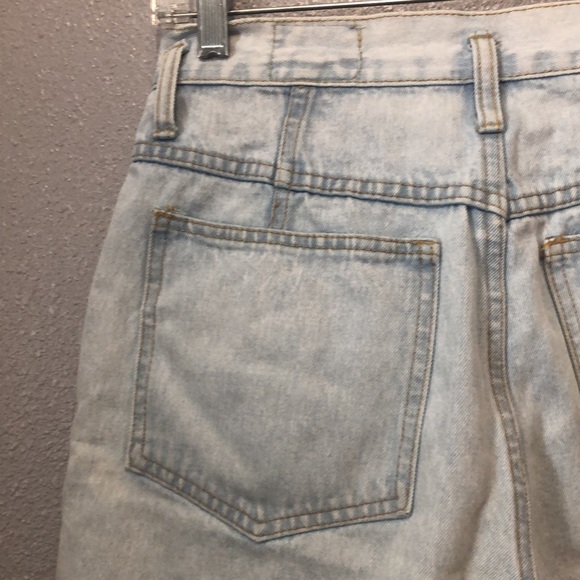 Vintage Not Guilty jean shorts Women's M Medium stonewashed distressed denim y2k - Picture 7 of 10